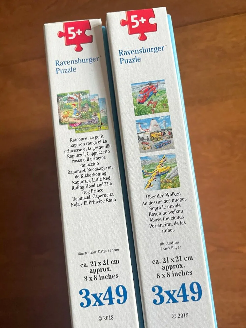 Ravensburger set of 3x49 puzzle trios